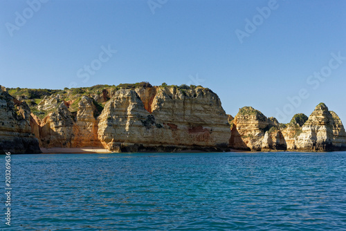 Le littoral de Ponta da Piedade  Lagos  Algarve  Portugal