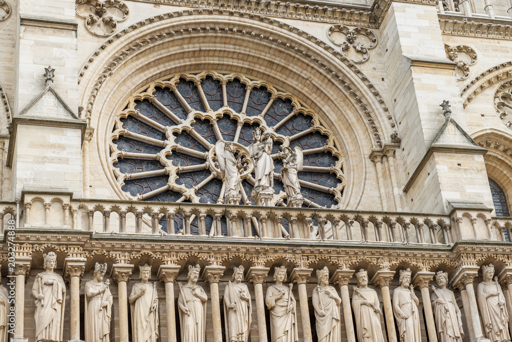 Notre Dame Cathedral, Paris, France, April 14, 2018

