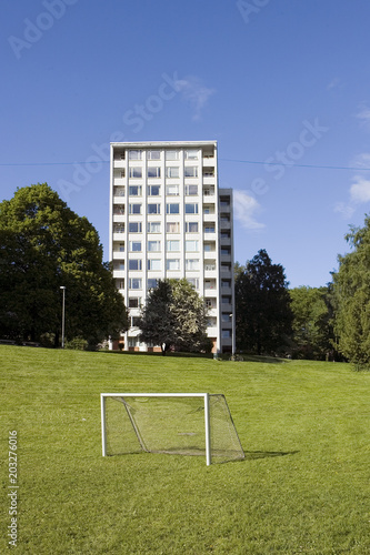apartments and soccer