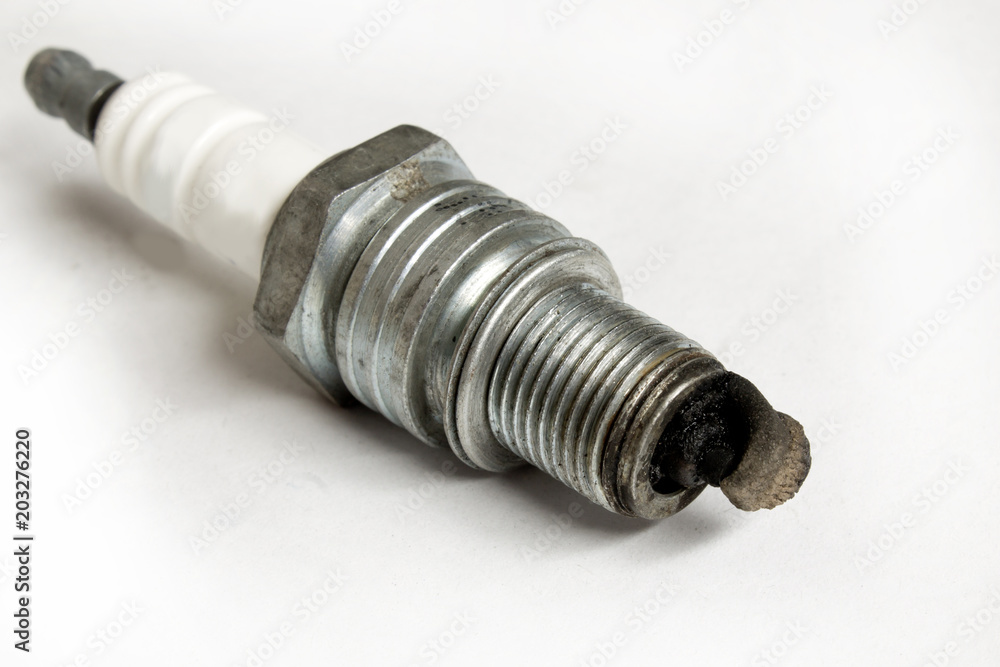 old used spark plug