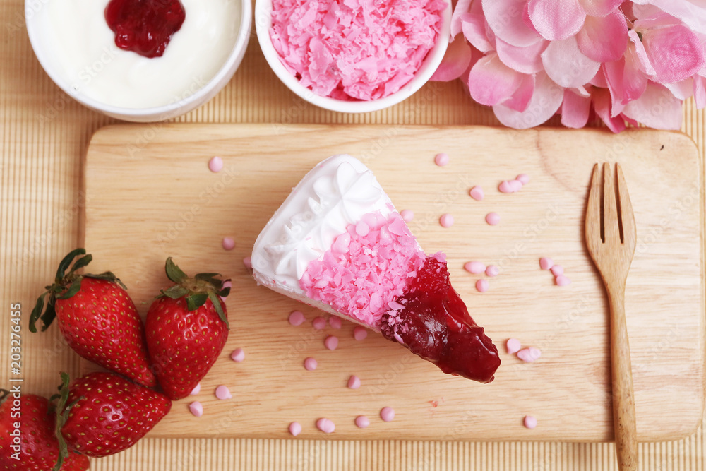 Strawberry yoghurt cake Strawberry yoghurt cake