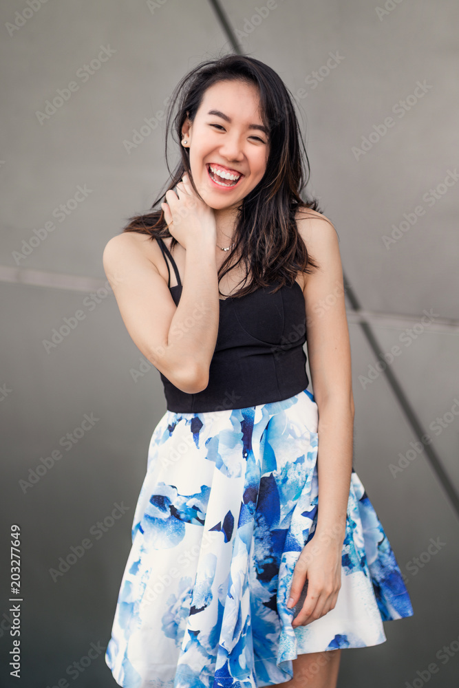 Real Smiles... Portrait of Beautiful Young Woman Posing Real Smiles... Portrait of Beautiful Young Woman Posing