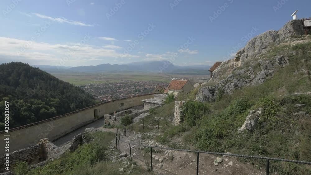 Rasnow town seen from Rasnov Citadel Rasnow town seen from Rasnov Citadel