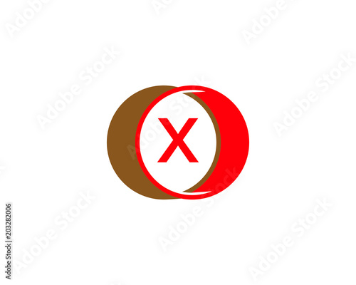 Free Download x letter circle logo - GFXLoad