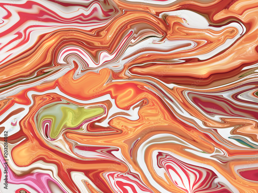 Obraz premium Beautiful Natural Luxury. Marbleized effect. Drawing graphic technique. Style incorporates the swirls of marble or the ripples of agate for a luxe effect.