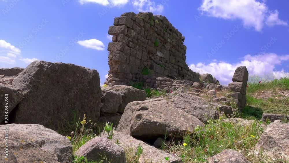 Pergamon, ruins of ancient city, Turkey, Bergama, 4K video Pergamon, ruins of ancient city, Turkey, Bergama, 4K video