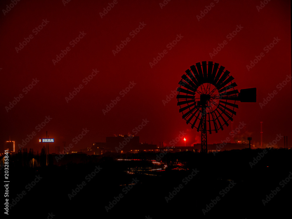 Landschaftspark Duisburg - Red Sky Landschaftspark Duisburg - Red Sky