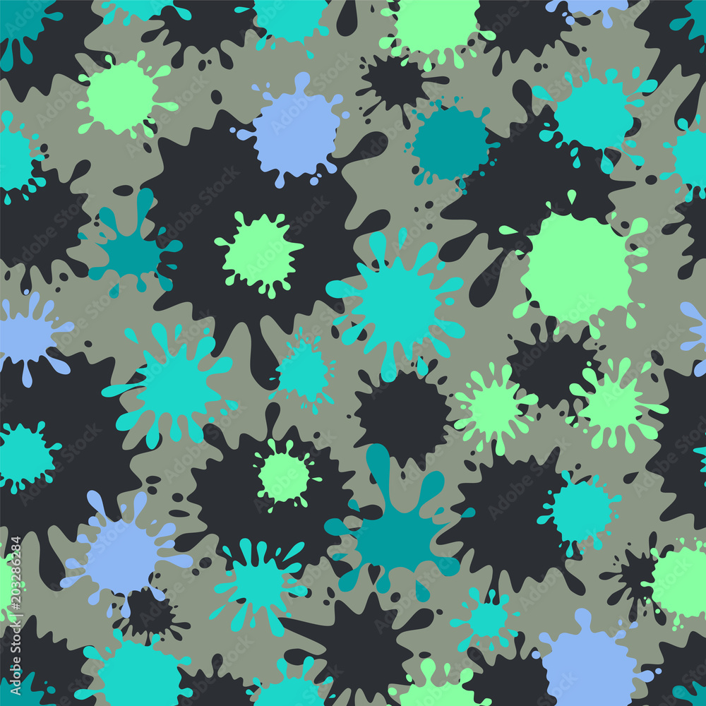 Fototapeta premium Vector background of blots