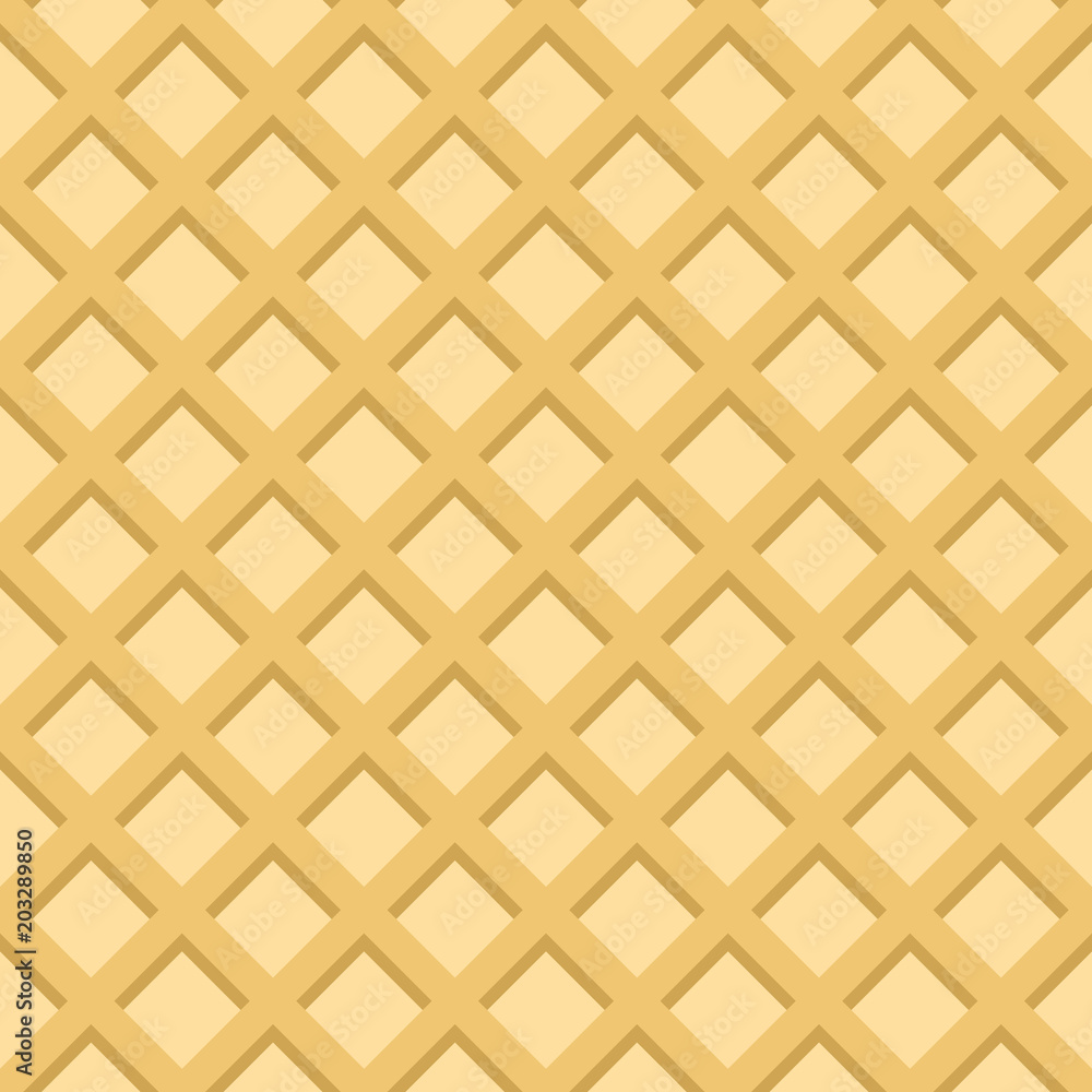 Waffle vector seamless pattern Waffle vector seamless pattern