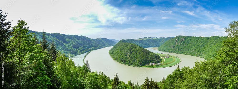 Panorama Schlögener Schlinge - Donautal