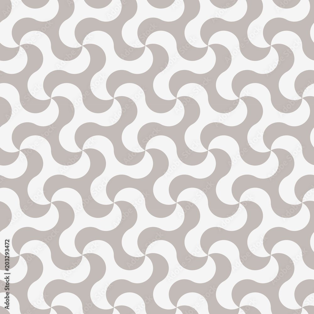 Traditional Islam Arabesque pattern, abstract geometric background. Curvy triangles in seamless tiles mosaic Traditional Islam Arabesque pattern, abstract geometric background. Curvy triangles in seamless tiles mosaic