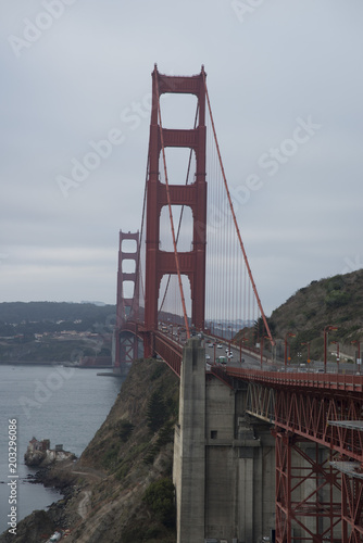 Golden Gate Bridge from tourist site