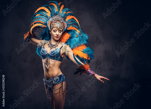 Studio portrait of a sexy f...