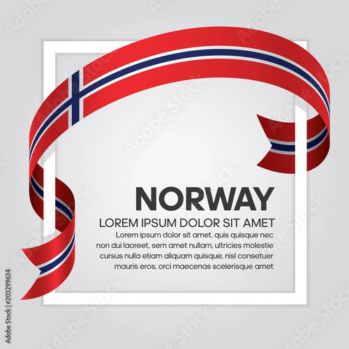 Norway flag background