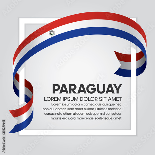 Paraguay flag background