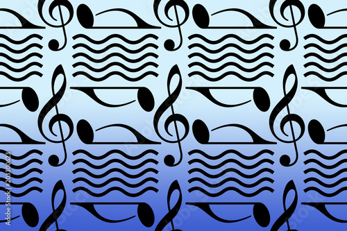 Muster Musik, Noten