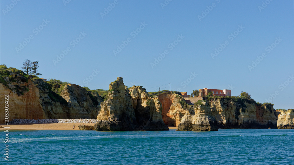 Le littoral de Ponta da Piedade, Lagos, Algarve, Portugal