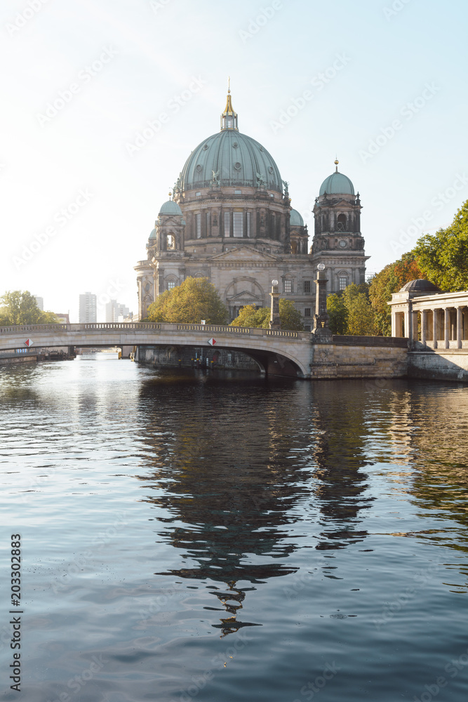 Fototapeta premium Berlin Cathedral in the summer