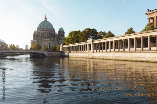 Berlin Cathedral in the summer