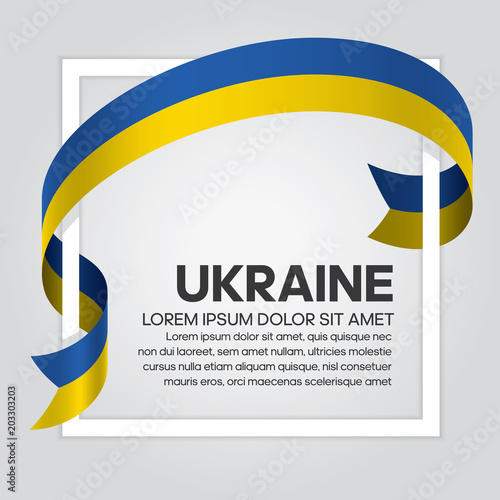 Ukraine flag background
