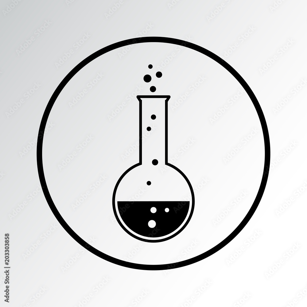 Chemistry icon. Vector illustration Chemistry icon. Vector illustration