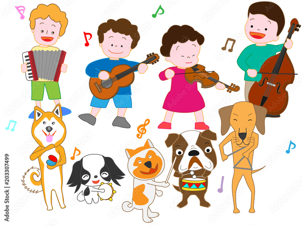 子どもたちとペットのコンサート