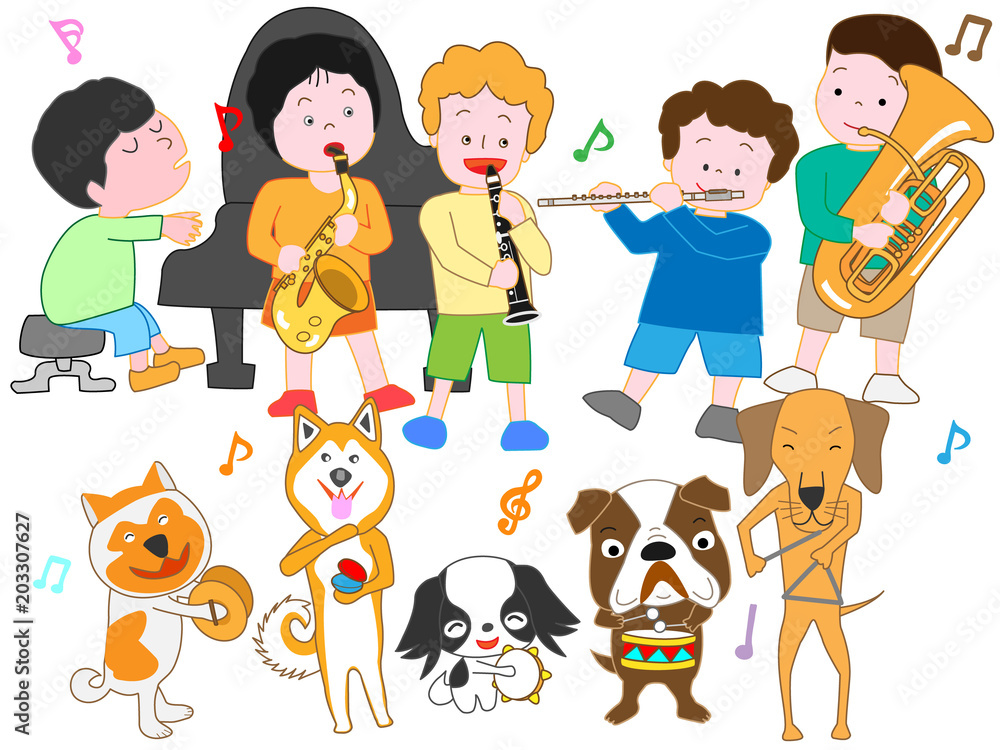 子どもたちとペットのコンサート