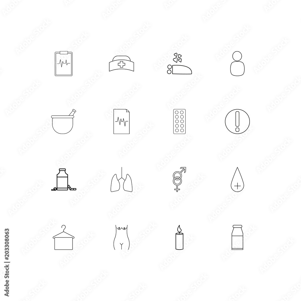 Healthcare And Medical linear thin icons set. Outlined simple vector icons Healthcare And Medical linear thin icons set. Outlined simple vector icons