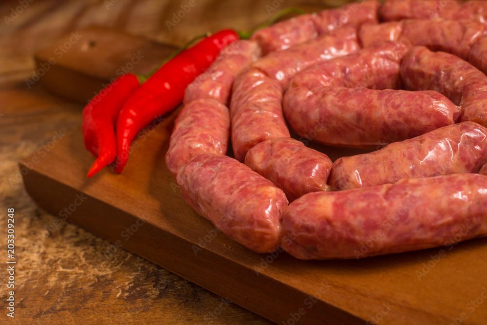 Mineira Sausage. Brazilian food Mineira Sausage. Brazilian food