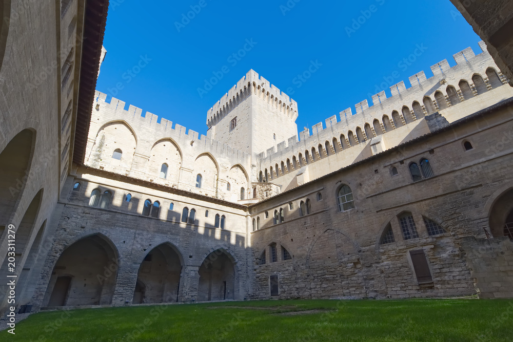 Palace of the Popes of Avignon - Camargue - Provence - France