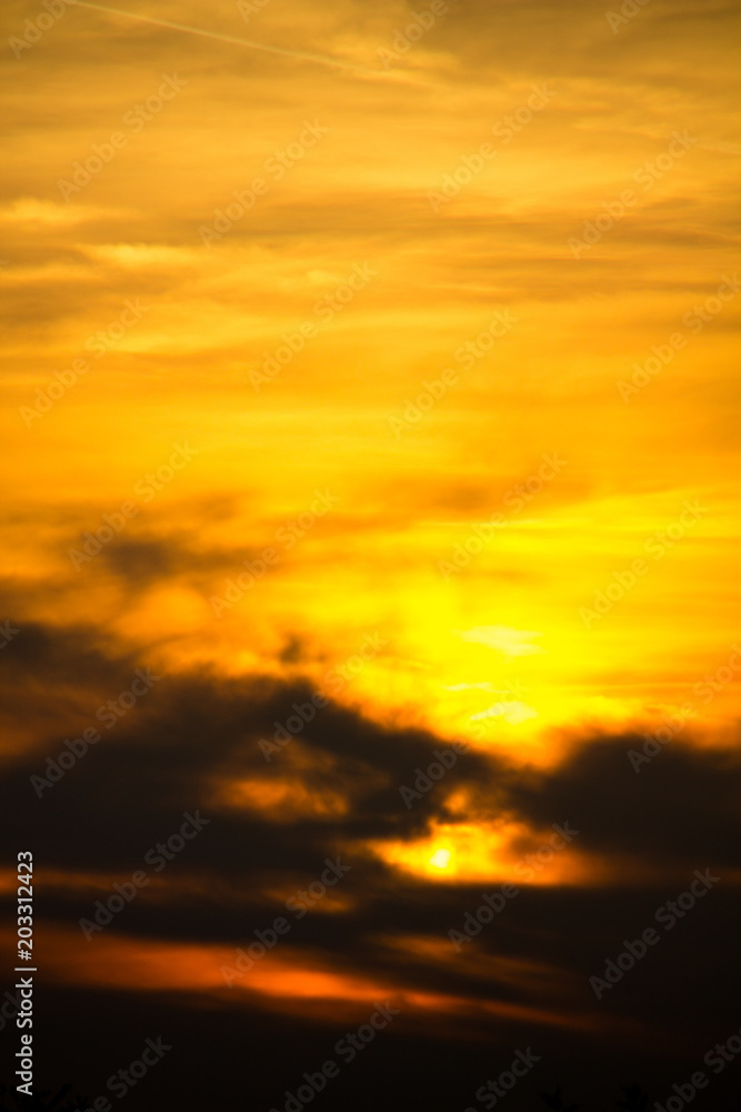 Fototapeta premium Österreich, Stimmung, Wolken, Somer
