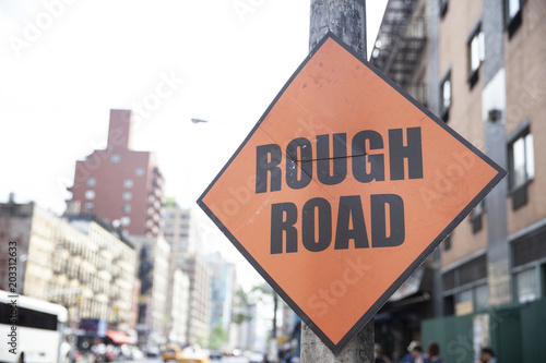 Rough Road Sign © starflamedia