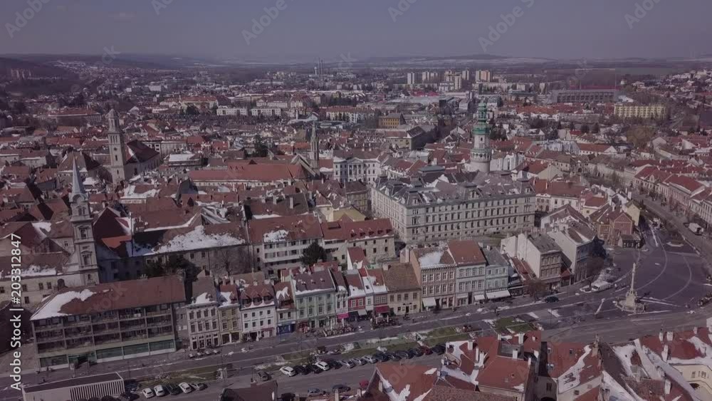 Aerial panorama of old town Sopron, Hungary. Original untouched LOG format. Aerial panorama of old town Sopron, Hungary. Original untouched LOG format.