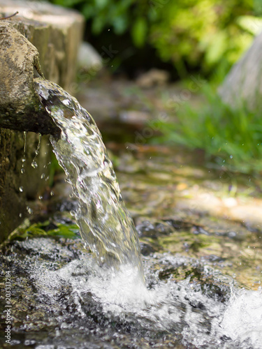 Fotografi natural spring water