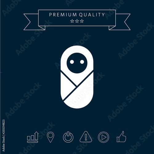 Infant, neonate, newborn icon