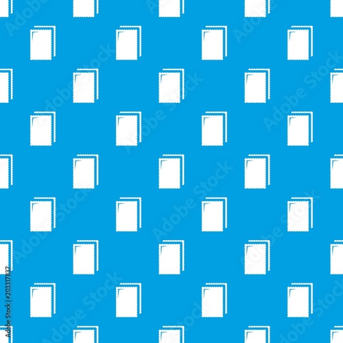 Biscuit ice cream pattern vector seamless blue repeat for any use