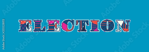 Election Concept Word Art Illustration