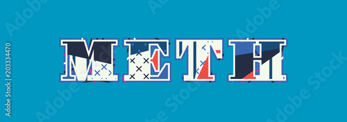 Meth Concept Word Art Illustration