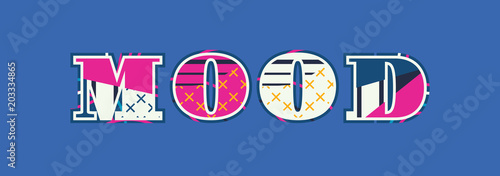 Mood Concept Word Art Illustration