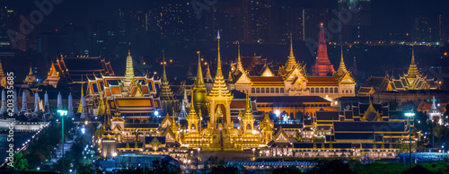 Canvas Print The panorama of Royal Cremation Ceremony of His Majesty of  King Bhumibol Adulya