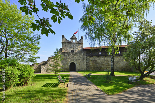Fototapeta Naklejka Na Ścianę i Meble -  Former royal castle in Nowy Sacz, Poland