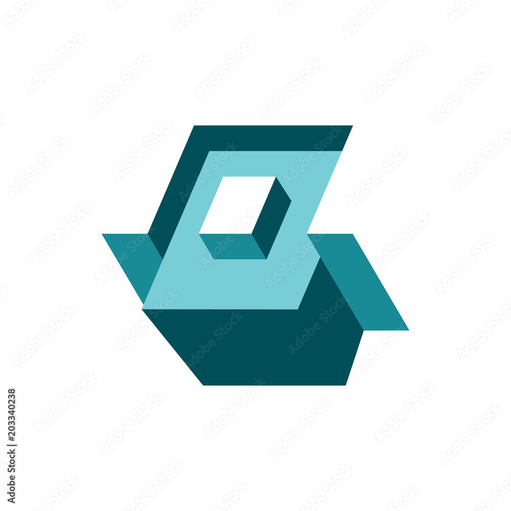 Sign of the letter O. Vector Illustration. Sign of the letter O. Vector Illustration.
