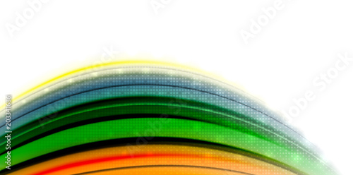 Abstract flowing motion wave, liquid colors mixing, vector abstract background photo