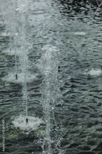 fountain of jet spray
