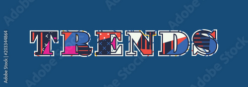 Trends Concept Word Art Illustration