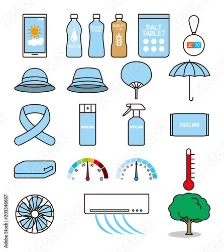 熱中症対策の道具