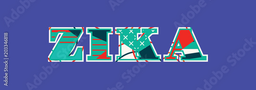 Zika Concept Word Art Illustration