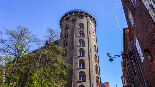Canvas Print Rundetaarn, Round Tower in Copenhagen, Denmark