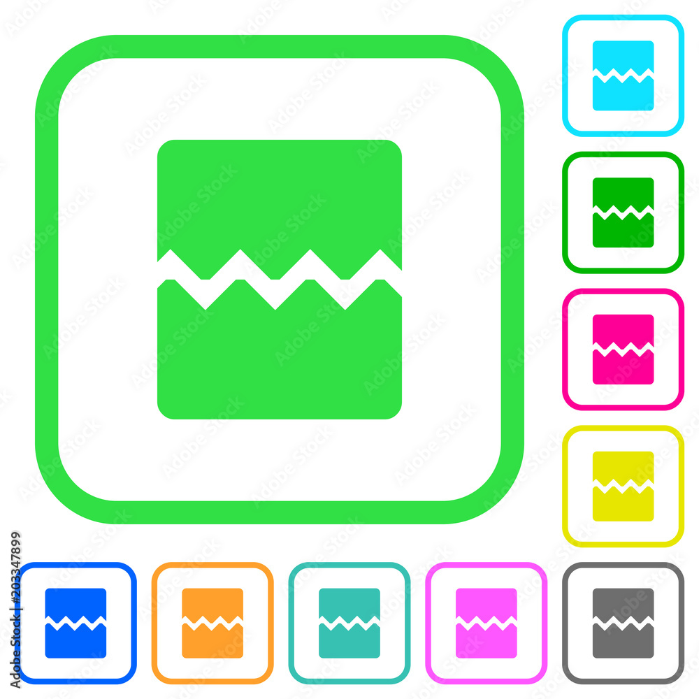 Page break vivid colored flat icons Page break vivid colored flat icons
