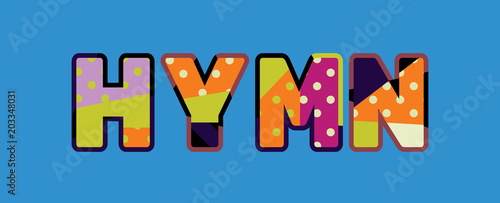 Hymn Concept Word Art Illustration